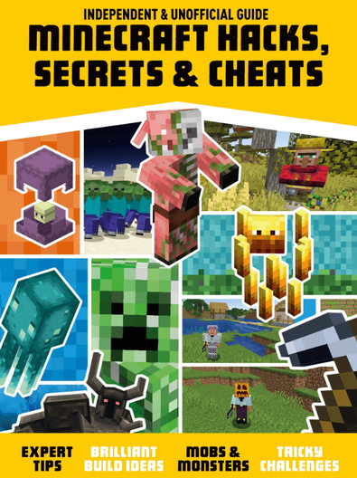 Minecraft hacks, secrets & cheats cover