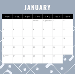 2026 Golf Calendar alternate 2
