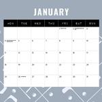 2027 Golf Calendar alternate 2