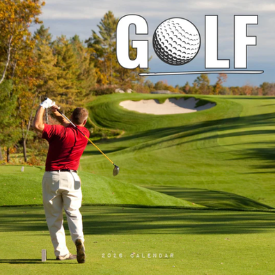 2026 Golf Calendar cover