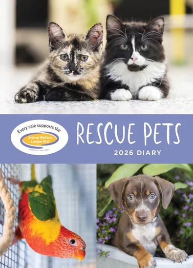 2026 Rescue Pets Diary cover