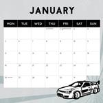 2026 Hot Fours Calendar alternate 2