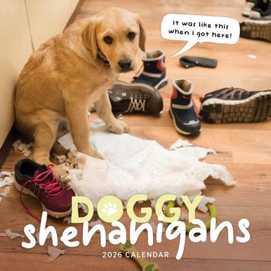 2026 Doggy Shenanigans Calendar cover
