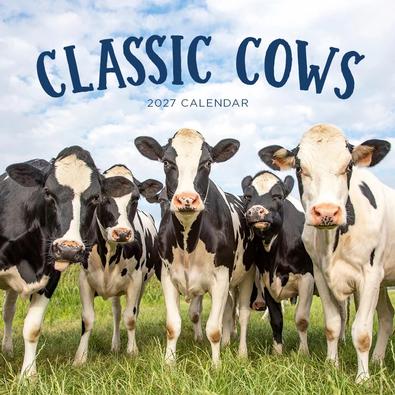 2027 Classic Cows Calendar cover