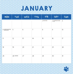 2027 Dogs Yawning Calendar alternate 2