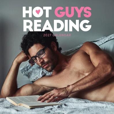 2027 Hot Guys Reading Calendar cover