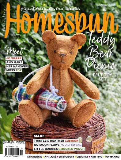 Australian Homespun magazine cover