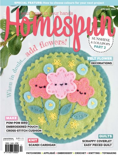 Australian Homespun magazine cover