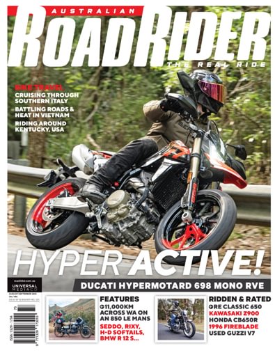 Australian Road Rider magazine cover