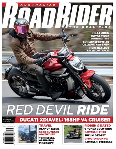 Australian Road Rider magazine cover