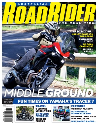 Australian Road Rider magazine cover