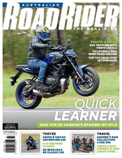 Australian Road Rider magazine cover