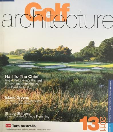 Golf Architecture 13 magazine cover