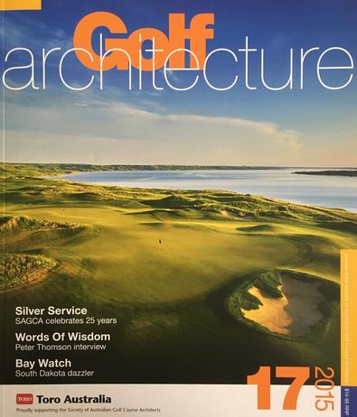 Golf Architecture 17 magazine cover