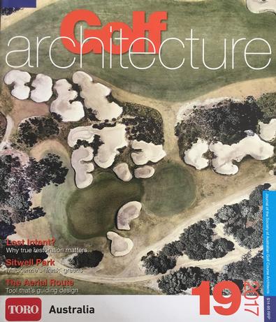 Golf Architecture 19 magazine cover