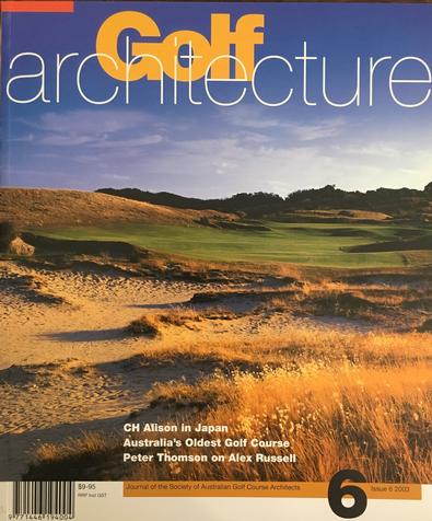 Golf Architecture 6 magazine cover