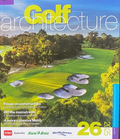 Golf Architecture magazine cover