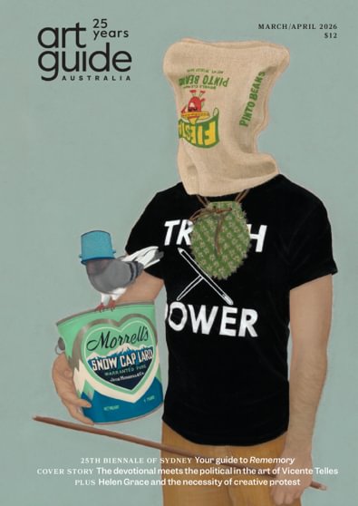 Art Guide Australia magazine cover