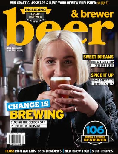 Beer & Brewer Magazine cover