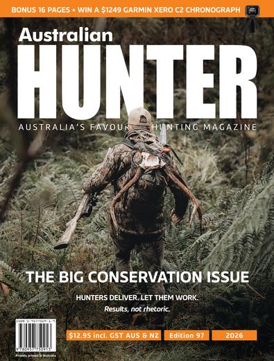 Australian Hunter magazine cover