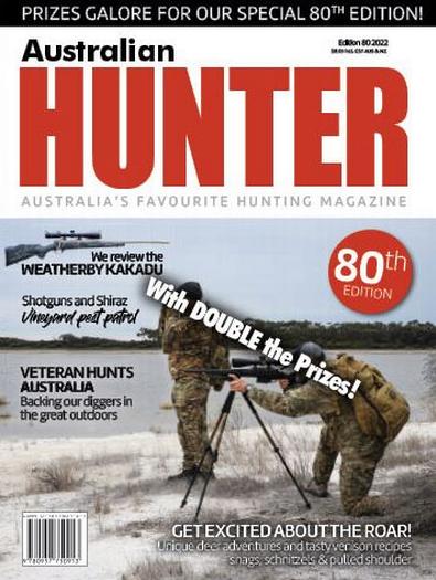 Australian Hunter magazine cover