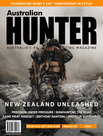 Australian Hunter magazine cover