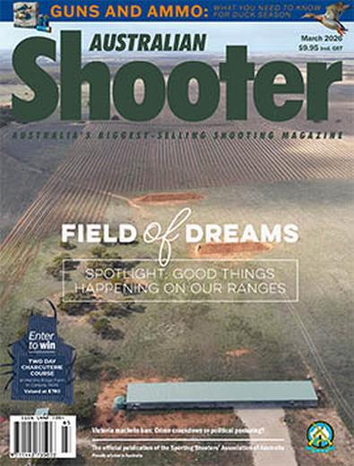 Australian Shooter magazine cover