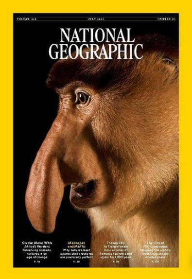 National Geographic magazine cover