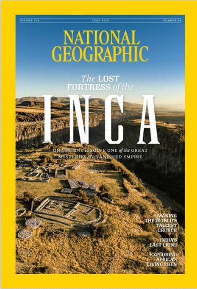 National Geographic magazine cover