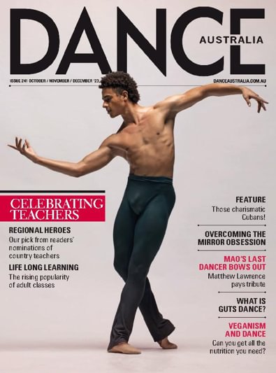 Dance Australia magazine cover