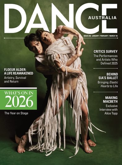 Dance Australia magazine cover
