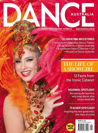 Dance Australia magazine cover