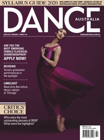 Dance Australia magazine cover