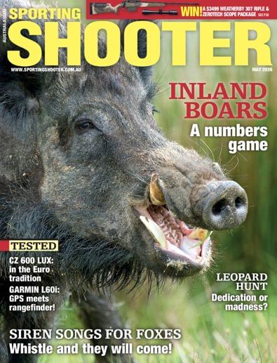 Sporting Shooter magazine cover