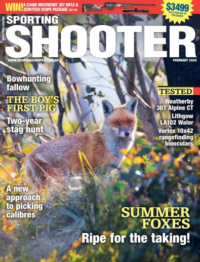 Sporting Shooter magazine cover