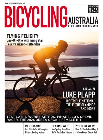 Bicycling Australia magazine cover