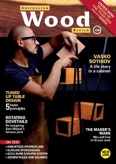 Australian Wood Review magazine cover