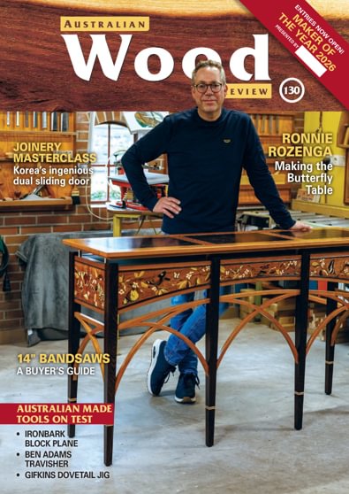 Australian Wood Review magazine cover
