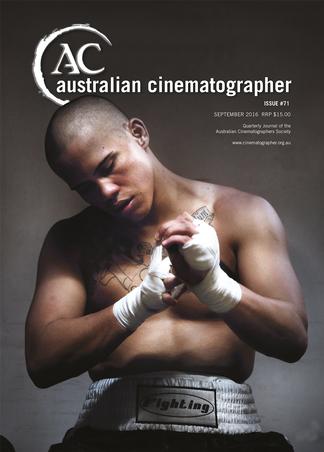 Australian Cinematographer magazine cover