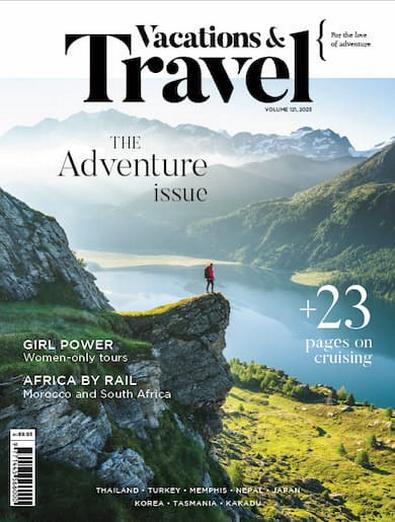 Vacations & Travel magazine cover