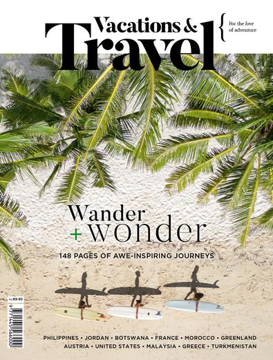 Vacations & Travel magazine cover