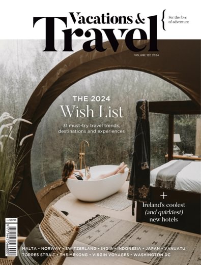 Vacations & Travel magazine cover