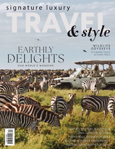 Signature Luxury Travel & Style magazine cover