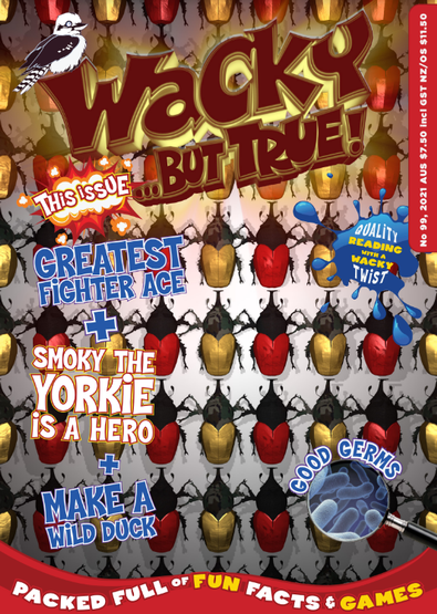 Wacky... but true magazine cover