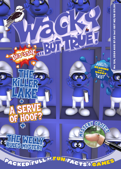 Wacky... but true magazine cover