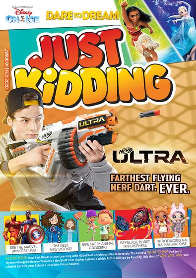Just Kidding magazine cover