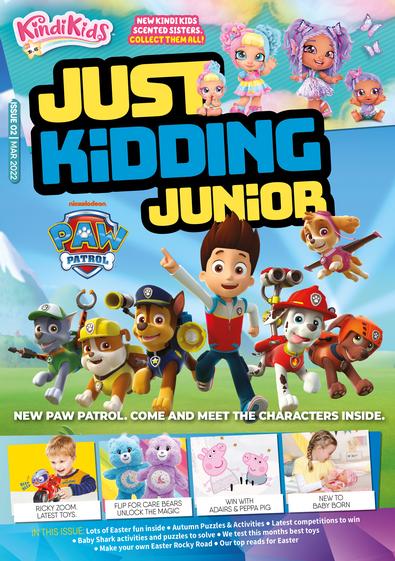 Just Kidding Junior magazine cover
