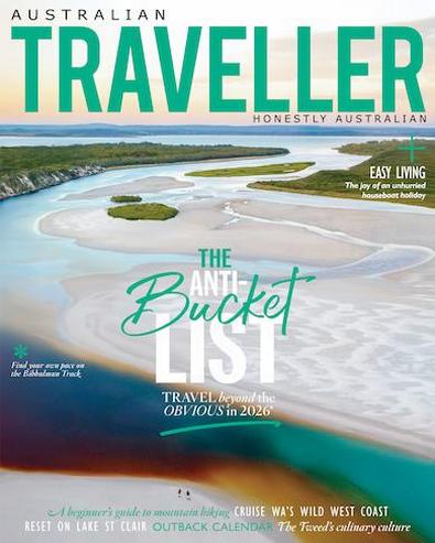Australian Traveller magazine cover