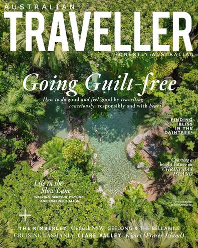 Australian Traveller magazine cover