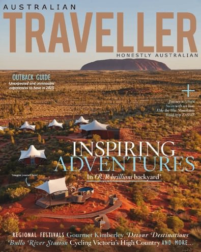 Australian Traveller magazine cover